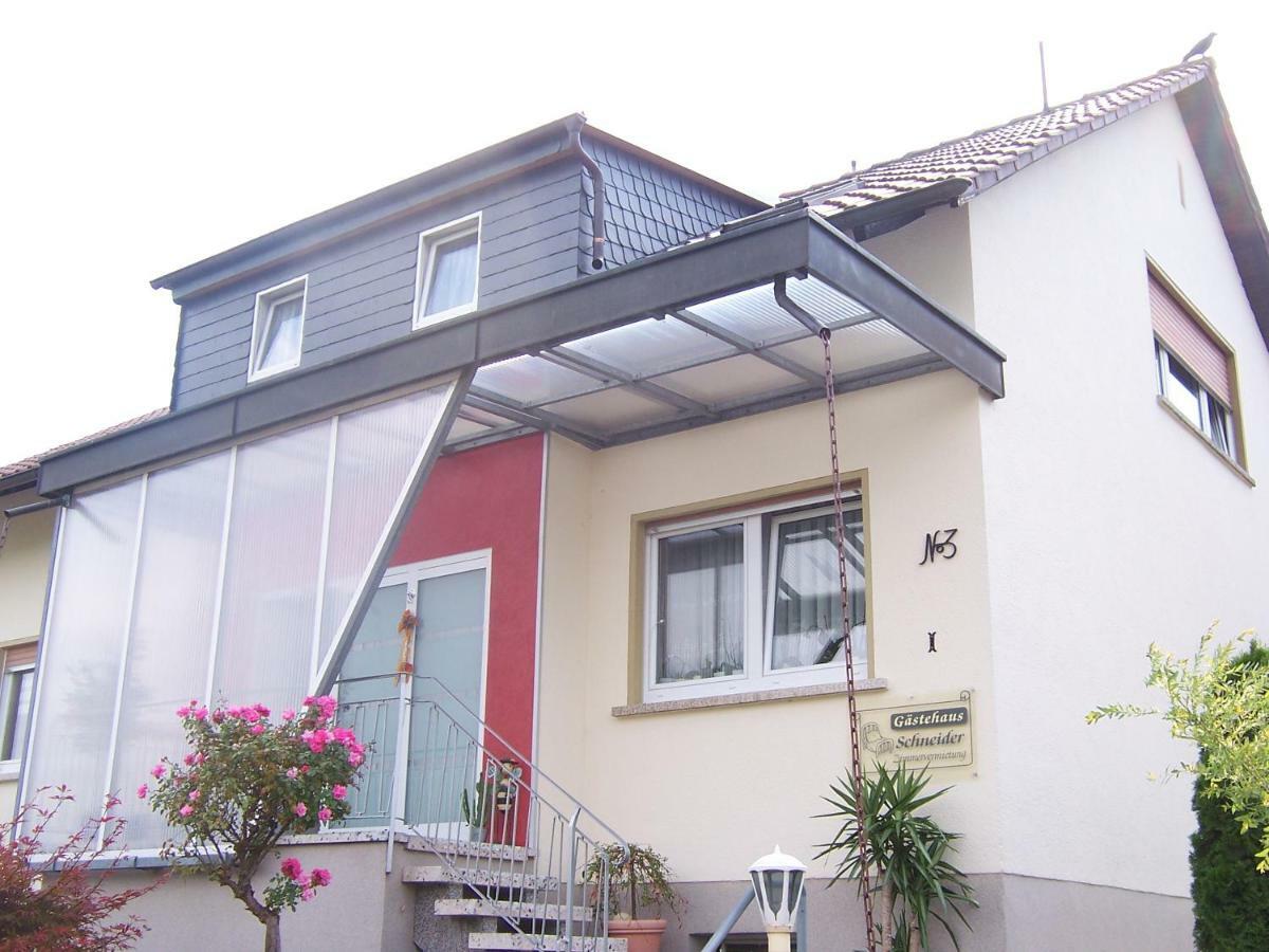 Gaestehaus Schneider Bechtheim Exteriör bild